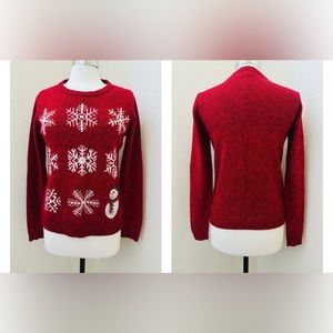EUC - Karen Scott Holiday Sweater - Size S